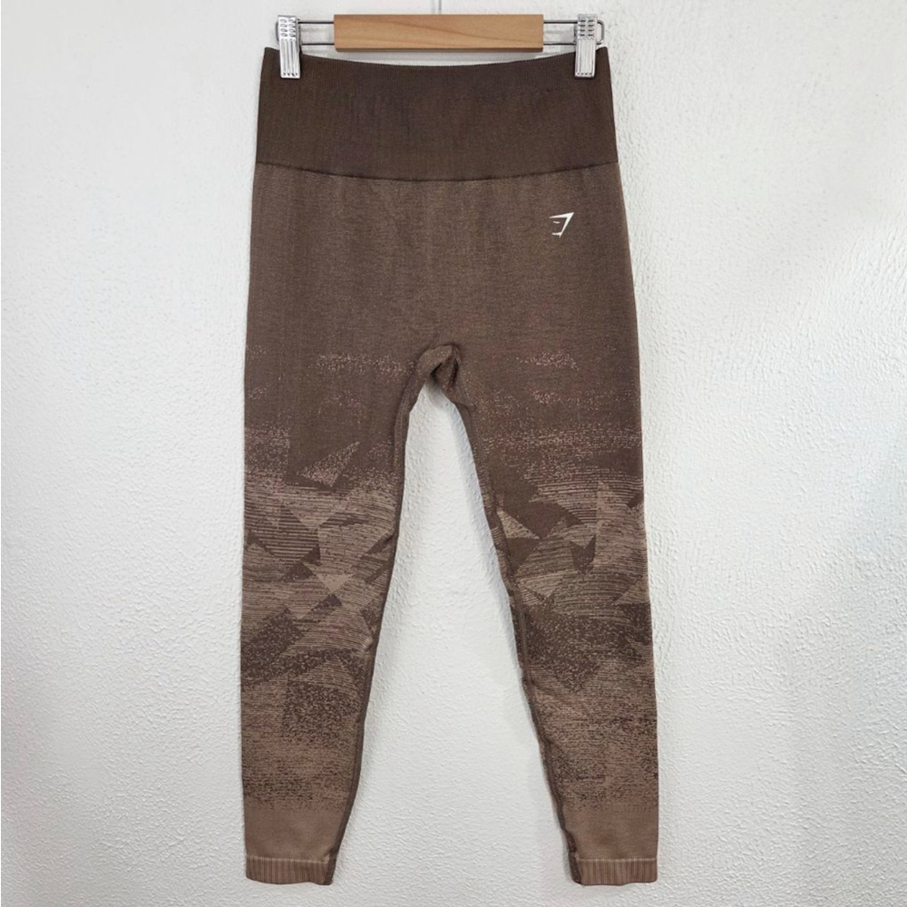 Gymshark Adapt Ombre Seamless Leggings Penny Brown neutral women's size medium M